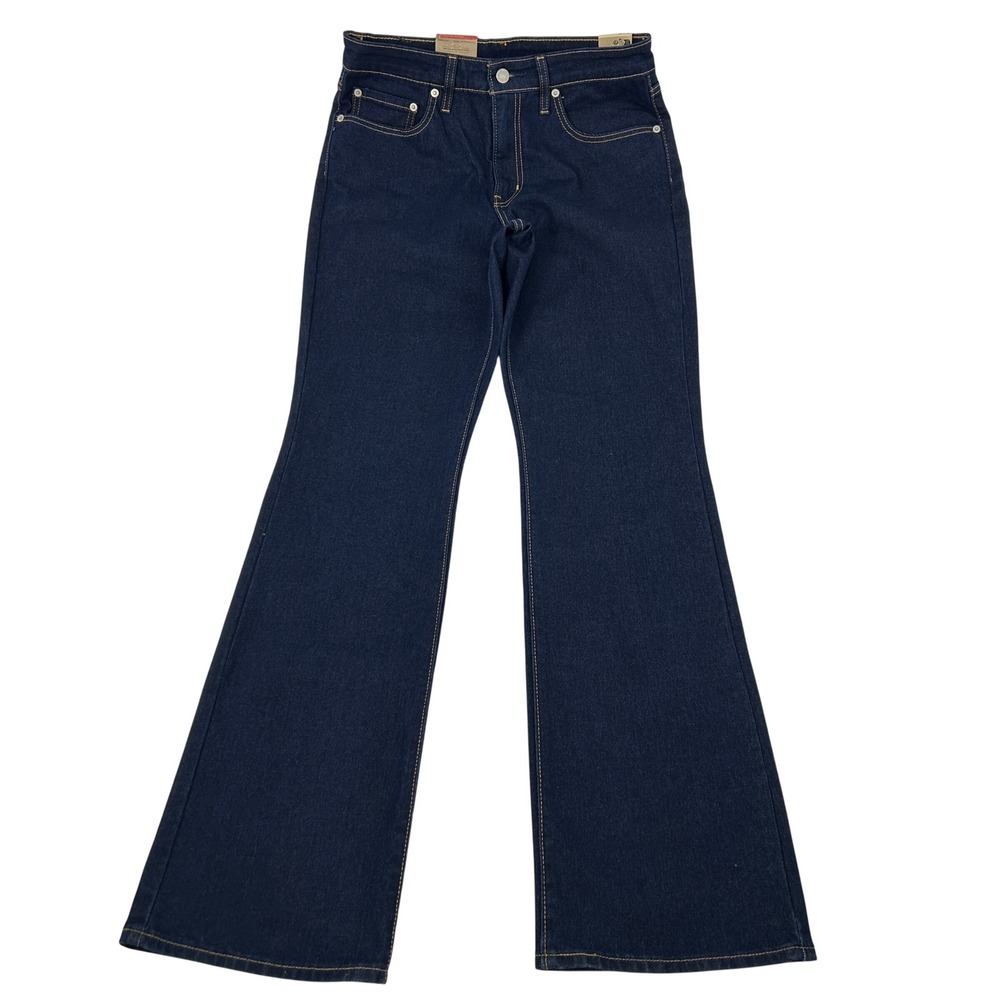 Levi Strauss 725 High Rise Bootcut Jeans Women 29x32 Blue Dark Wash NEW - Picture 2 of 14